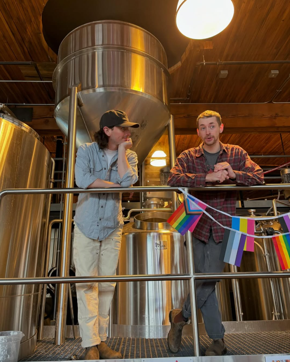 The Rooftop brewers Jack and Thomas