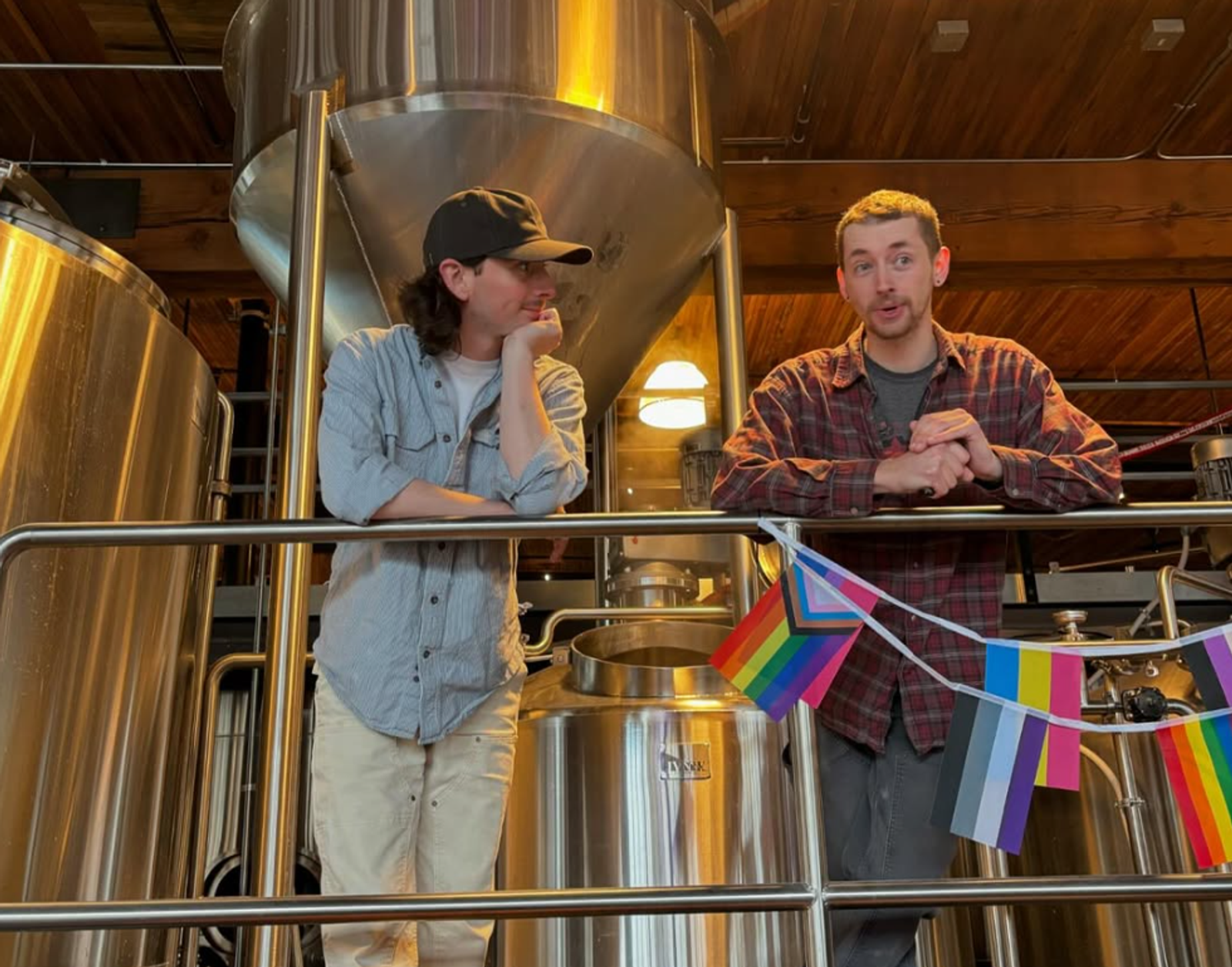 The Rooftop brewers Jack and Thomas