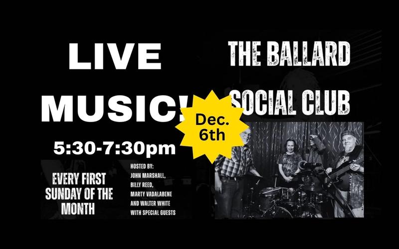 The Band image of The Ballard Social Club with dates and times
