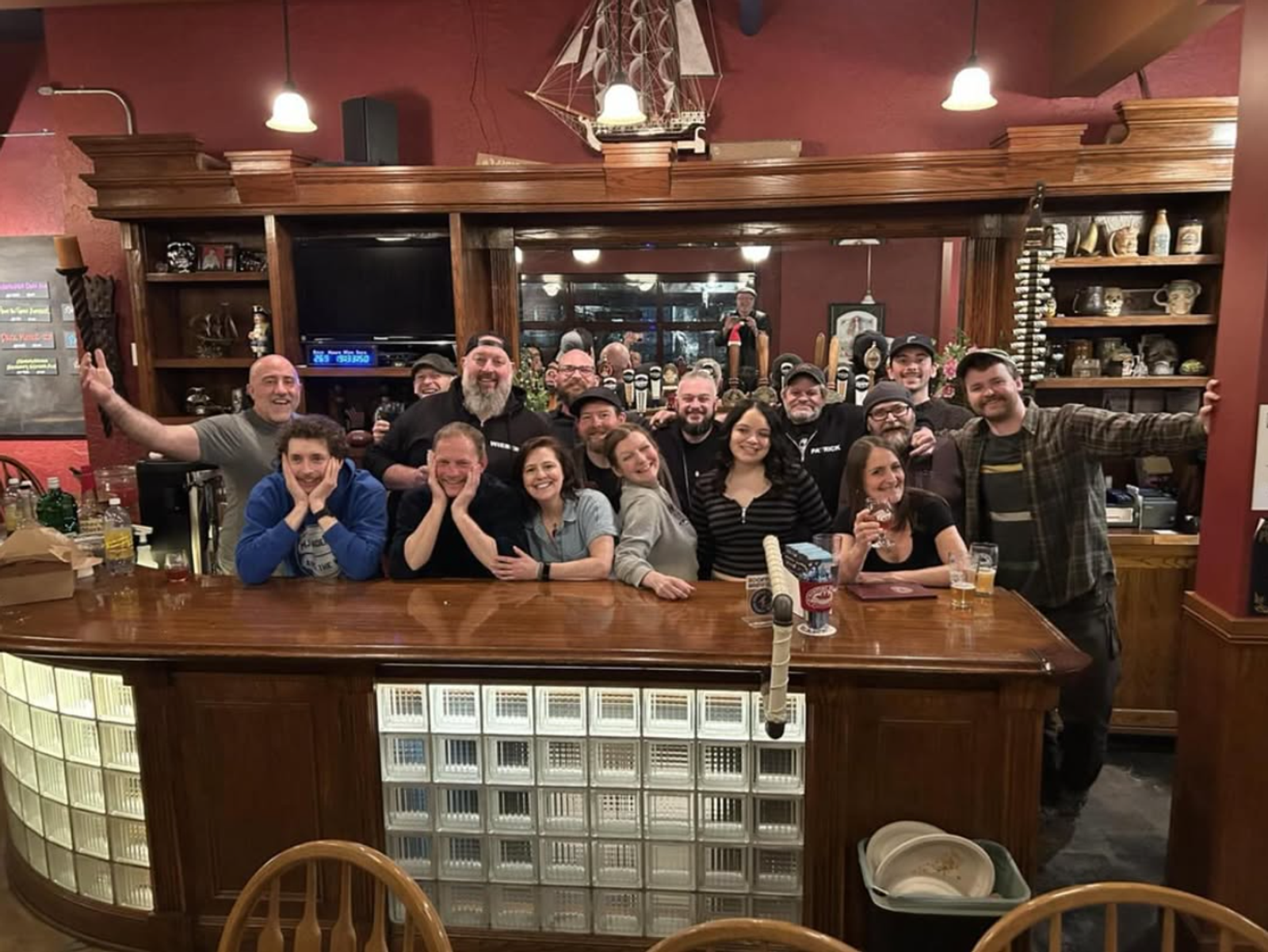 The Rooftop/Maritime team at the Jolly Roger