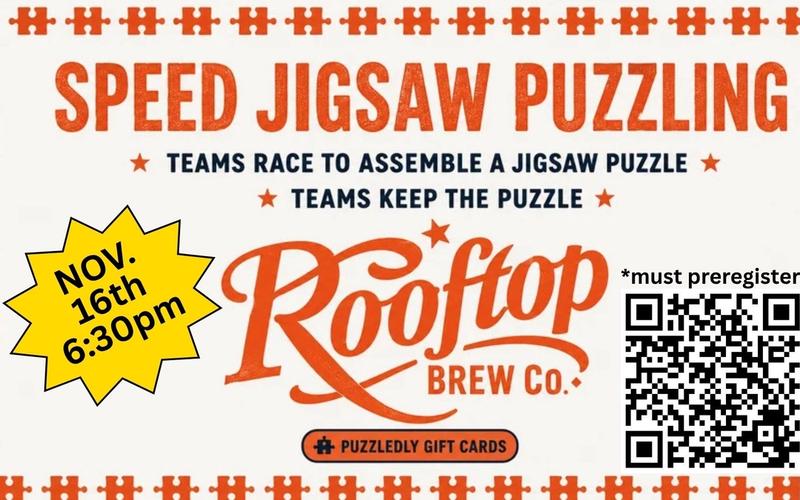 Check out the link for registration and more info, 4 person teams, keep the puzzle, preregistered event