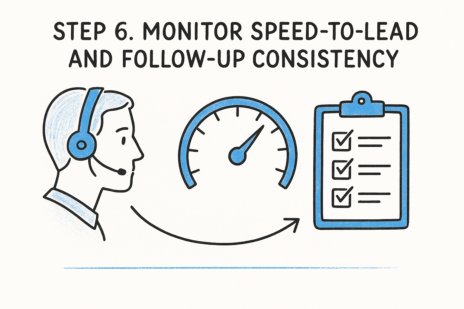Step 6. Monitor speed-to-lead and follow-up consistency