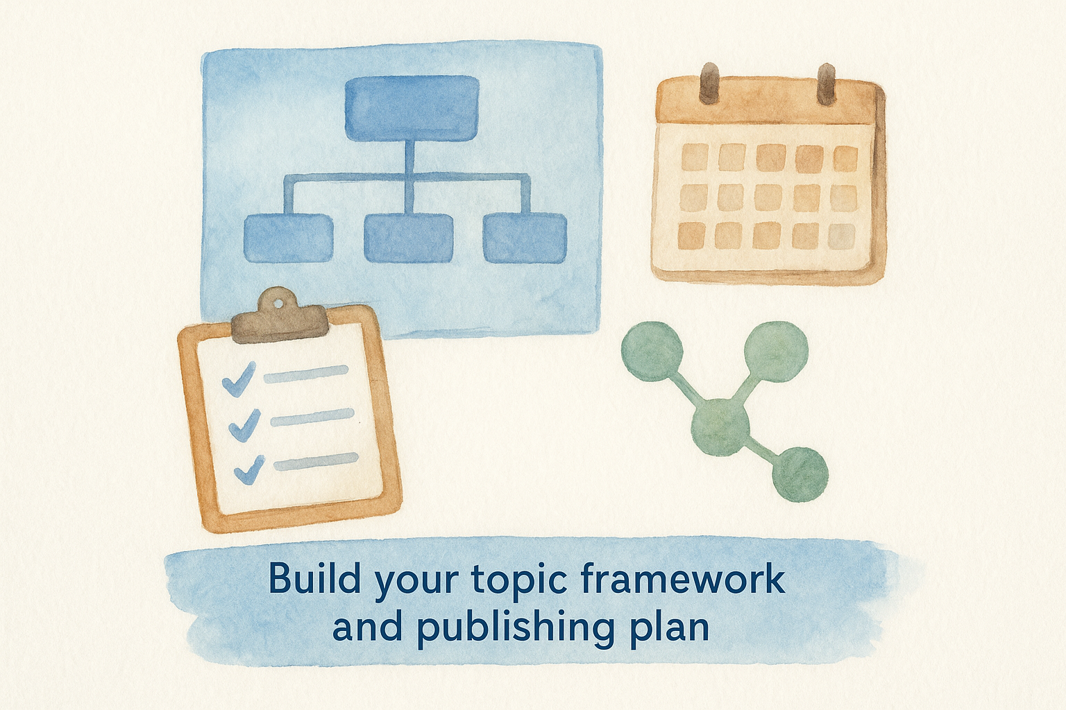 Build your topic framework and publishing plan