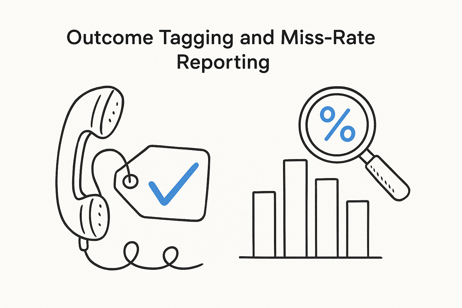 Outcome Tagging and Miss-Rate Reporting