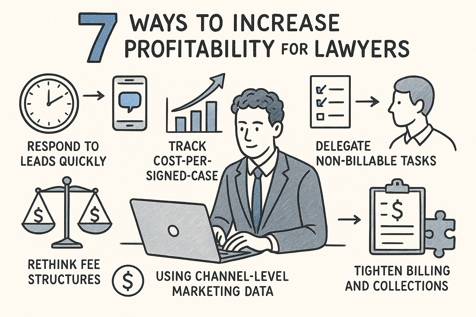 7 Ways to Increase Profitability for Lawyers — featured image