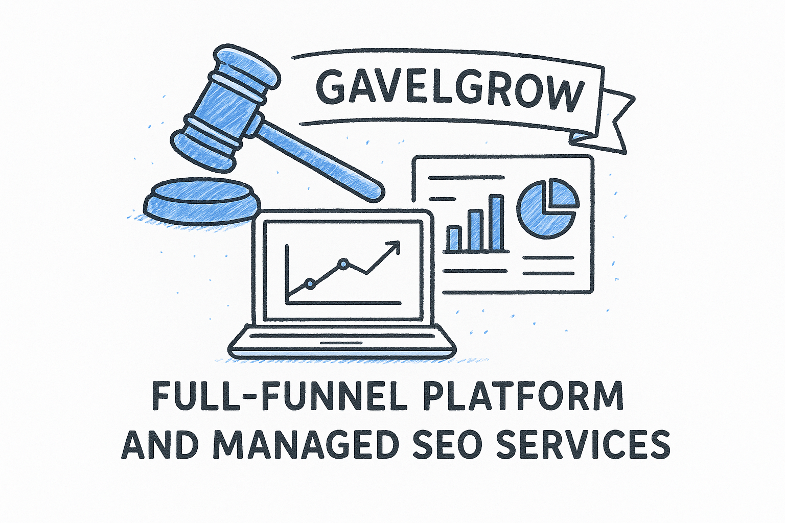 1. GavelGrow: full-funnel platform and managed SEO services