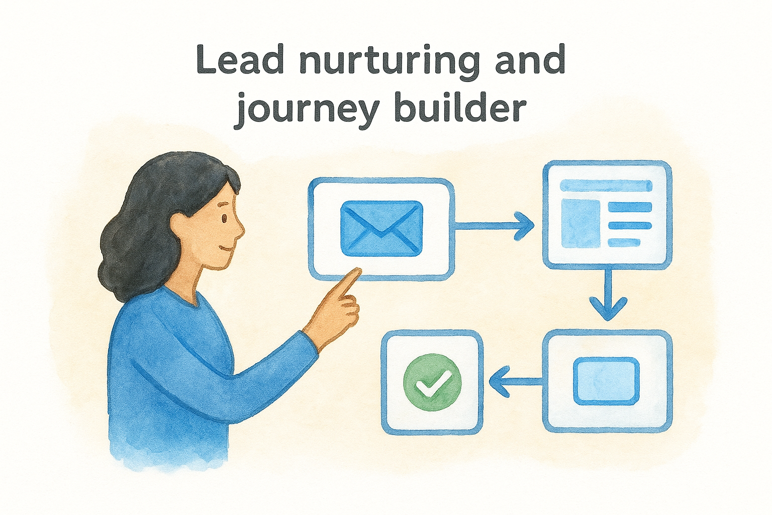 Lead nurturing and journey builder