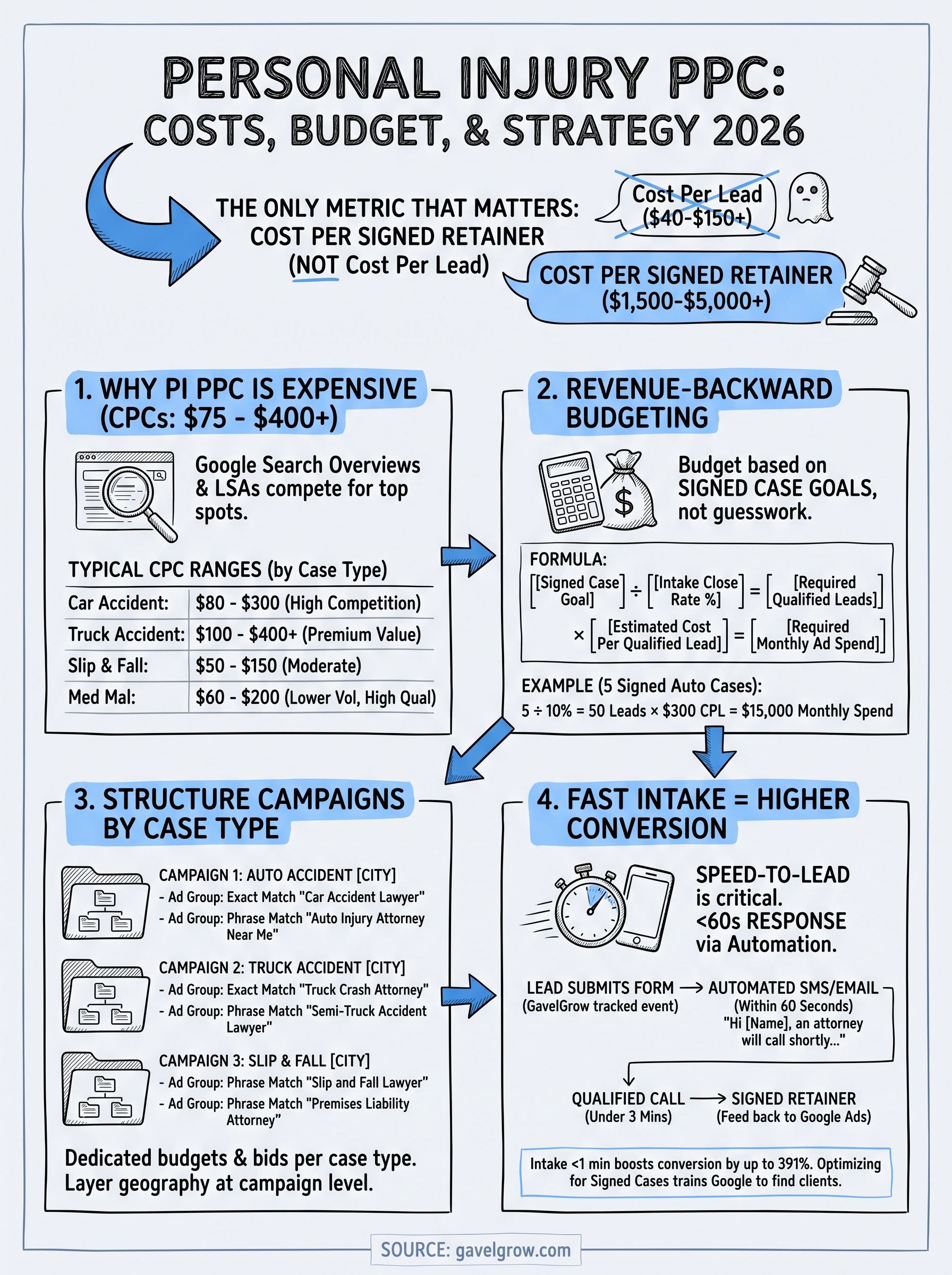 personal injury ppc infographic