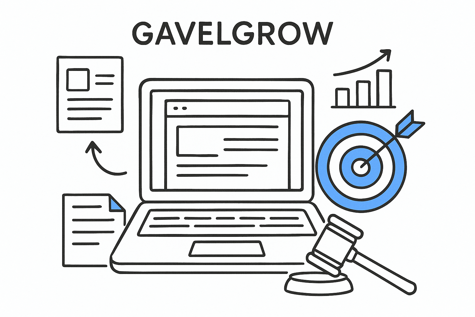1. GavelGrow: content strategy built into a full legal marketing platform