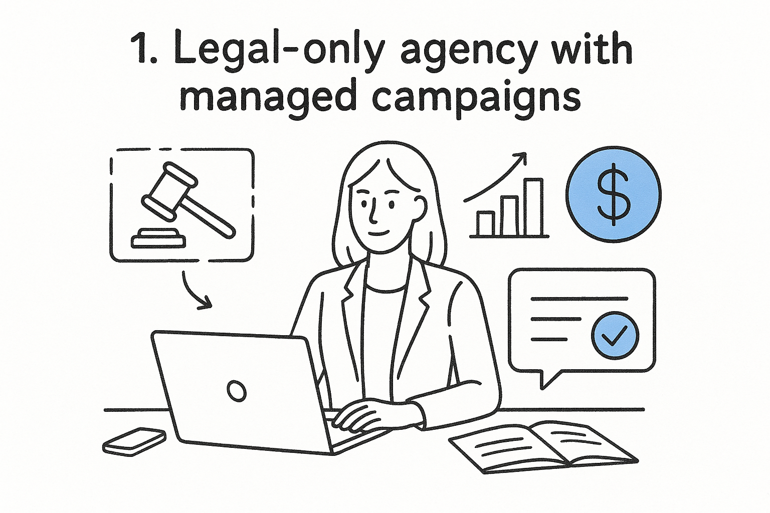 1. Legal-only agency with managed campaigns