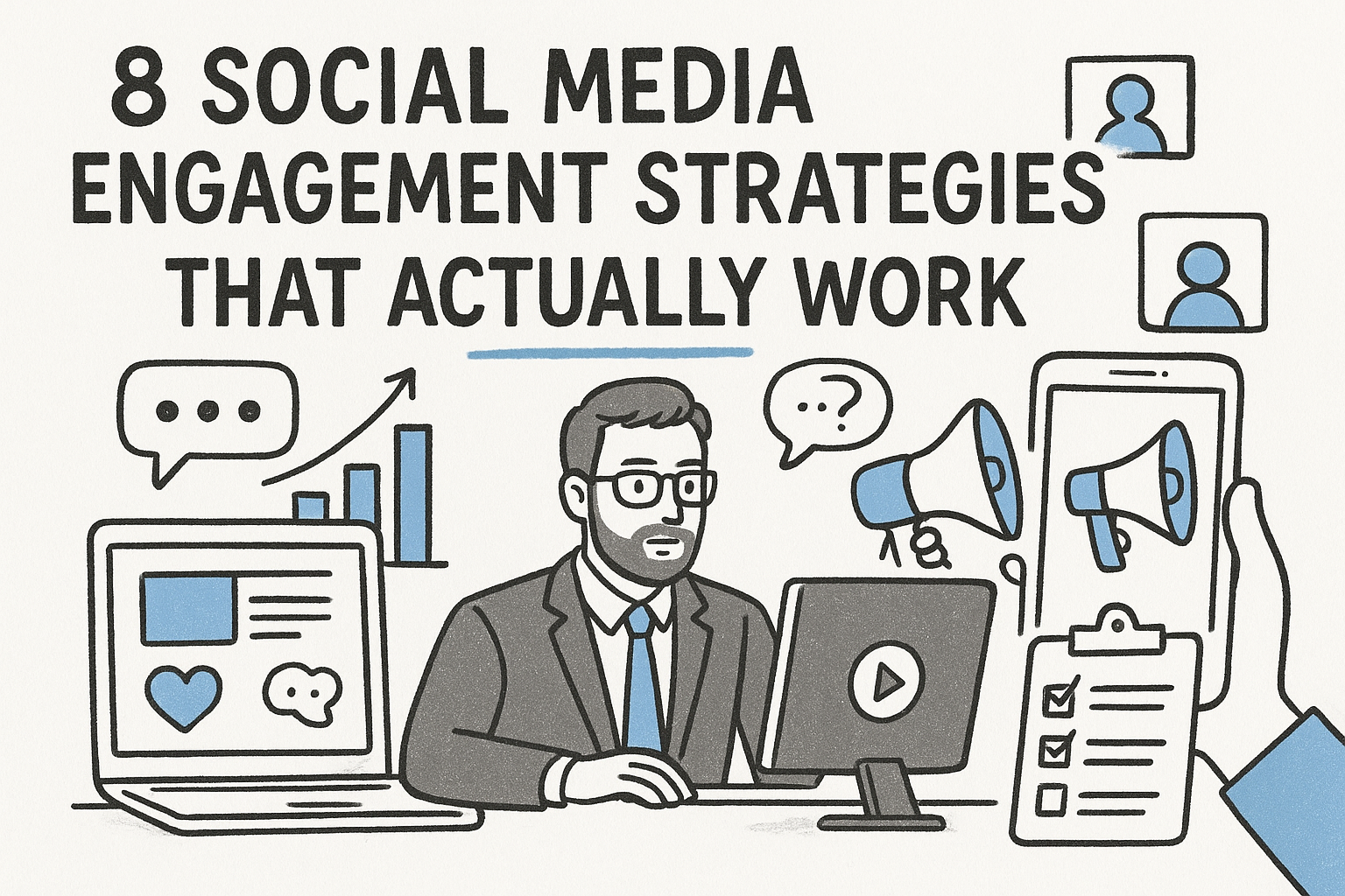 8 Social Media Engagement Strategies That Actually Work — featured image