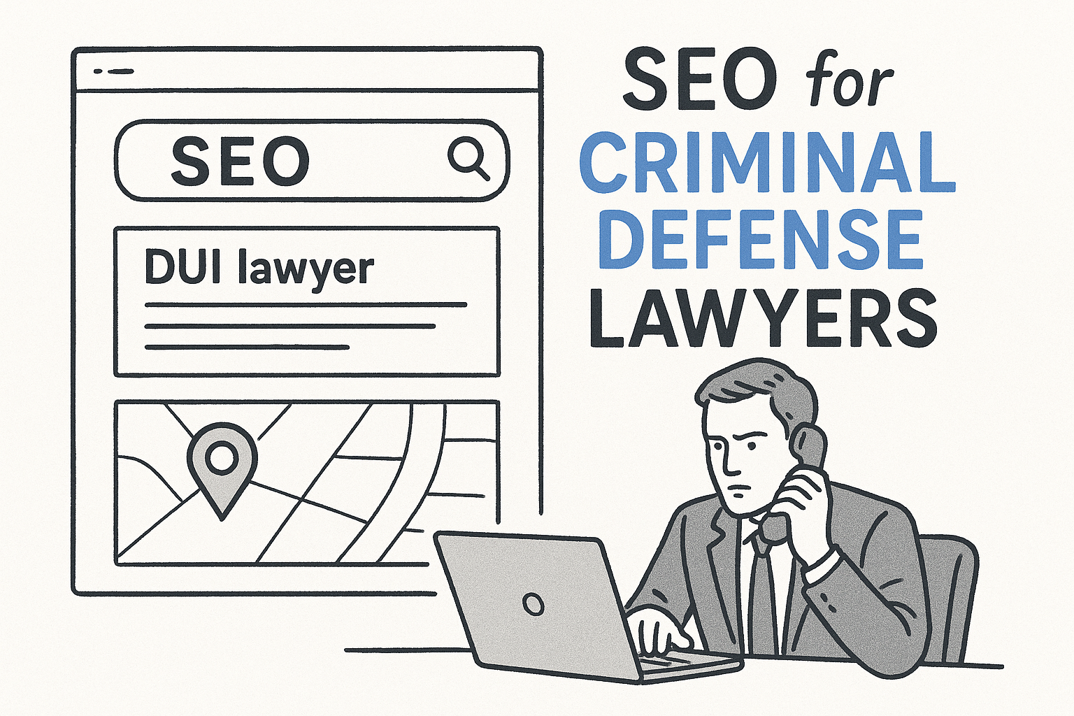 SEO for Criminal Defense Lawyers: How to Rank and Sign Cases — featured image