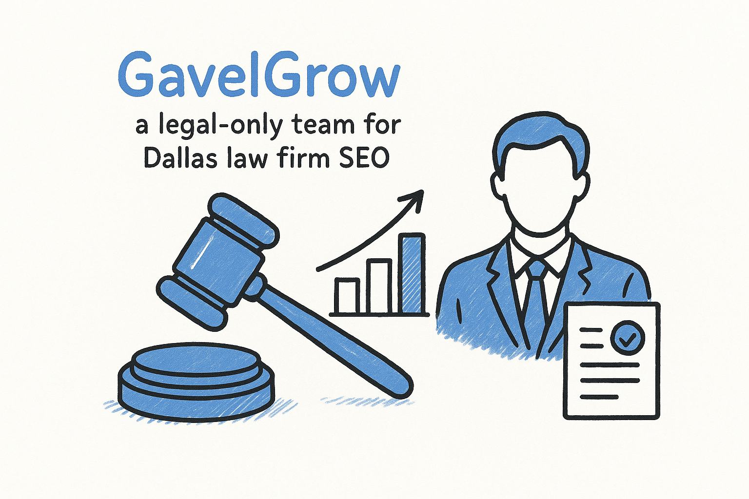 1. GavelGrow: a legal-only team for Dallas law firm SEO
