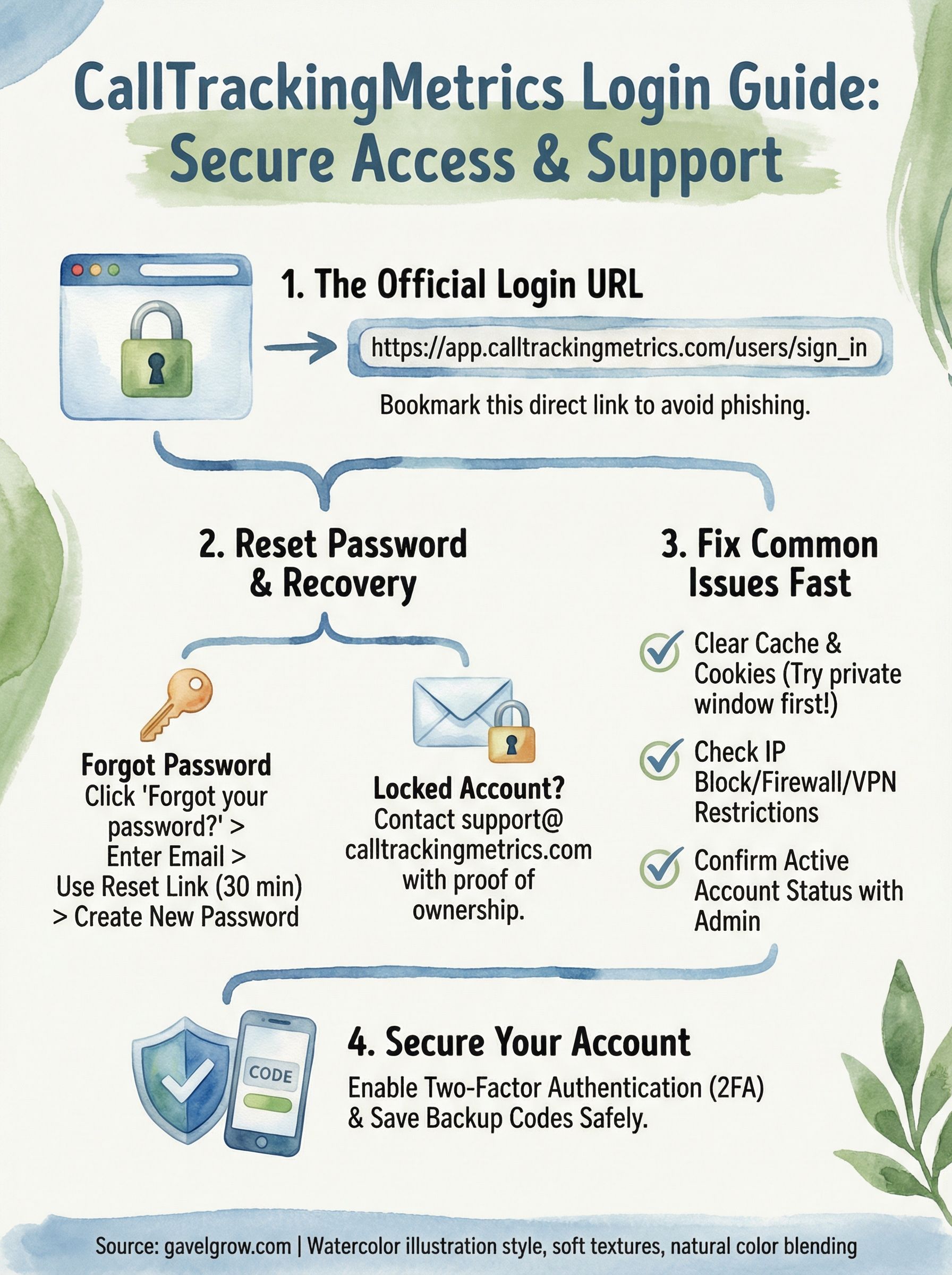 calltrackingmetrics login infographic
