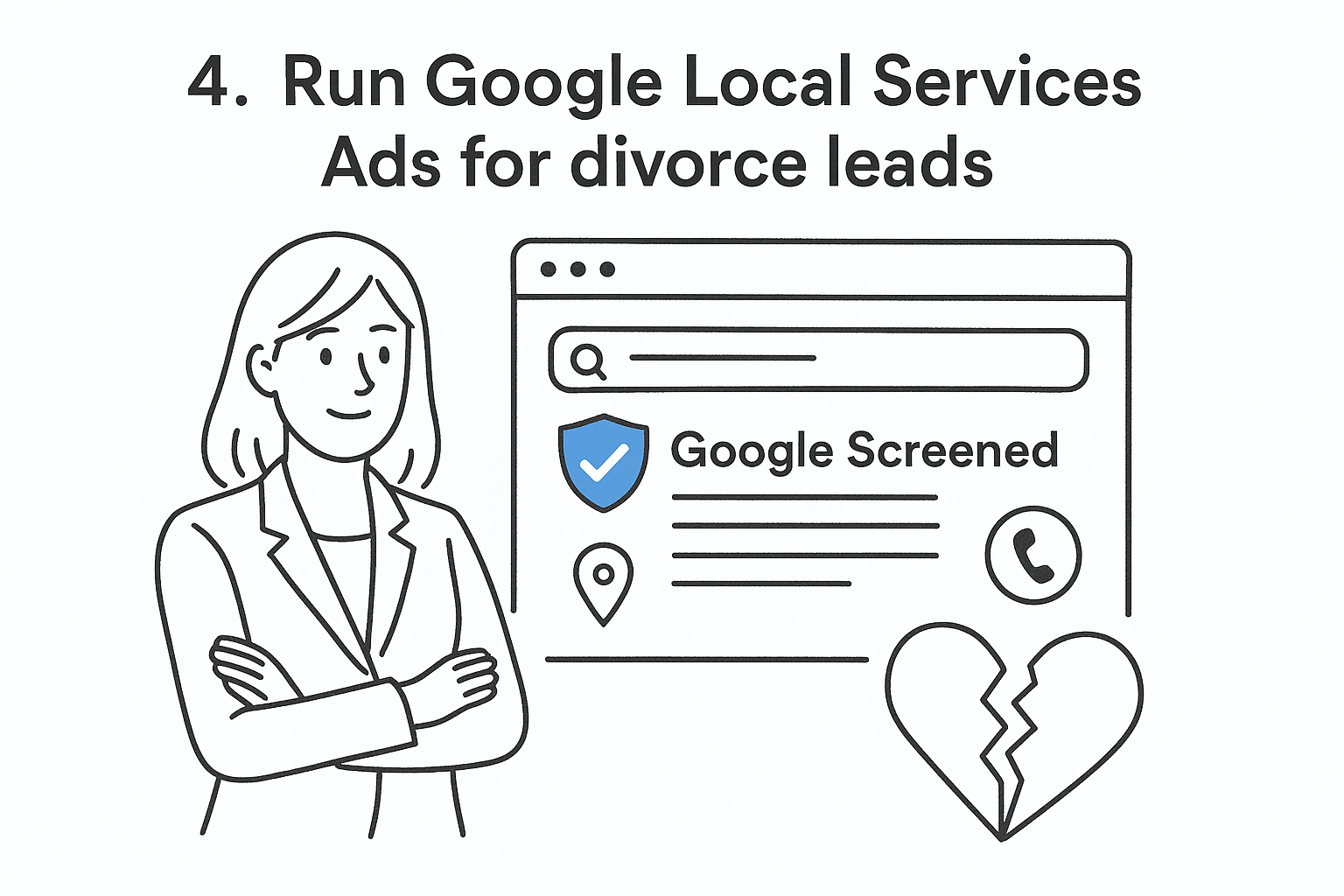 4. Run Google Local Services Ads for divorce leads
