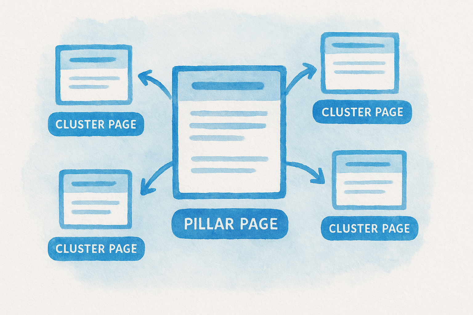 How to structure a pillar page and cluster