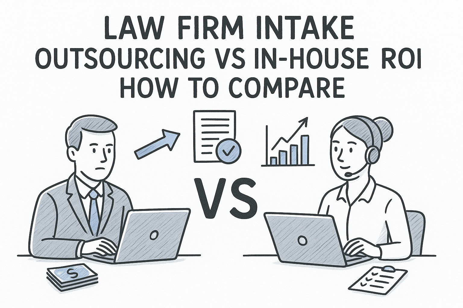 Law Firm Intake Outsourcing vs In-House ROI: How to Compare — featured image