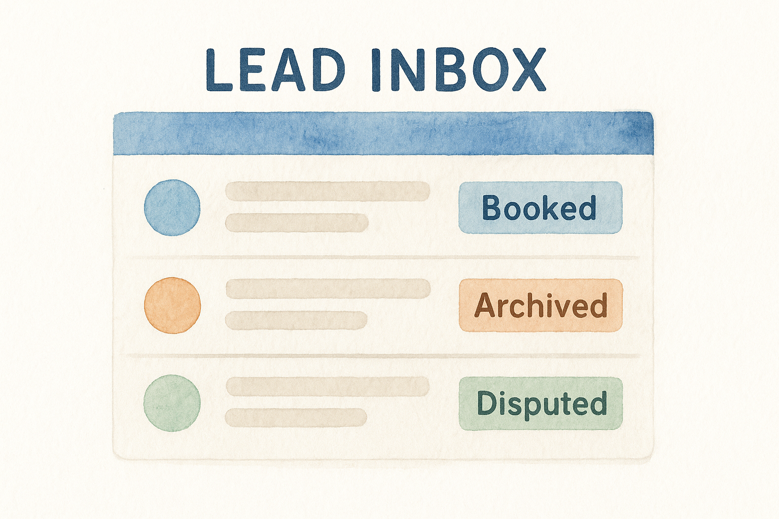 The lead inbox