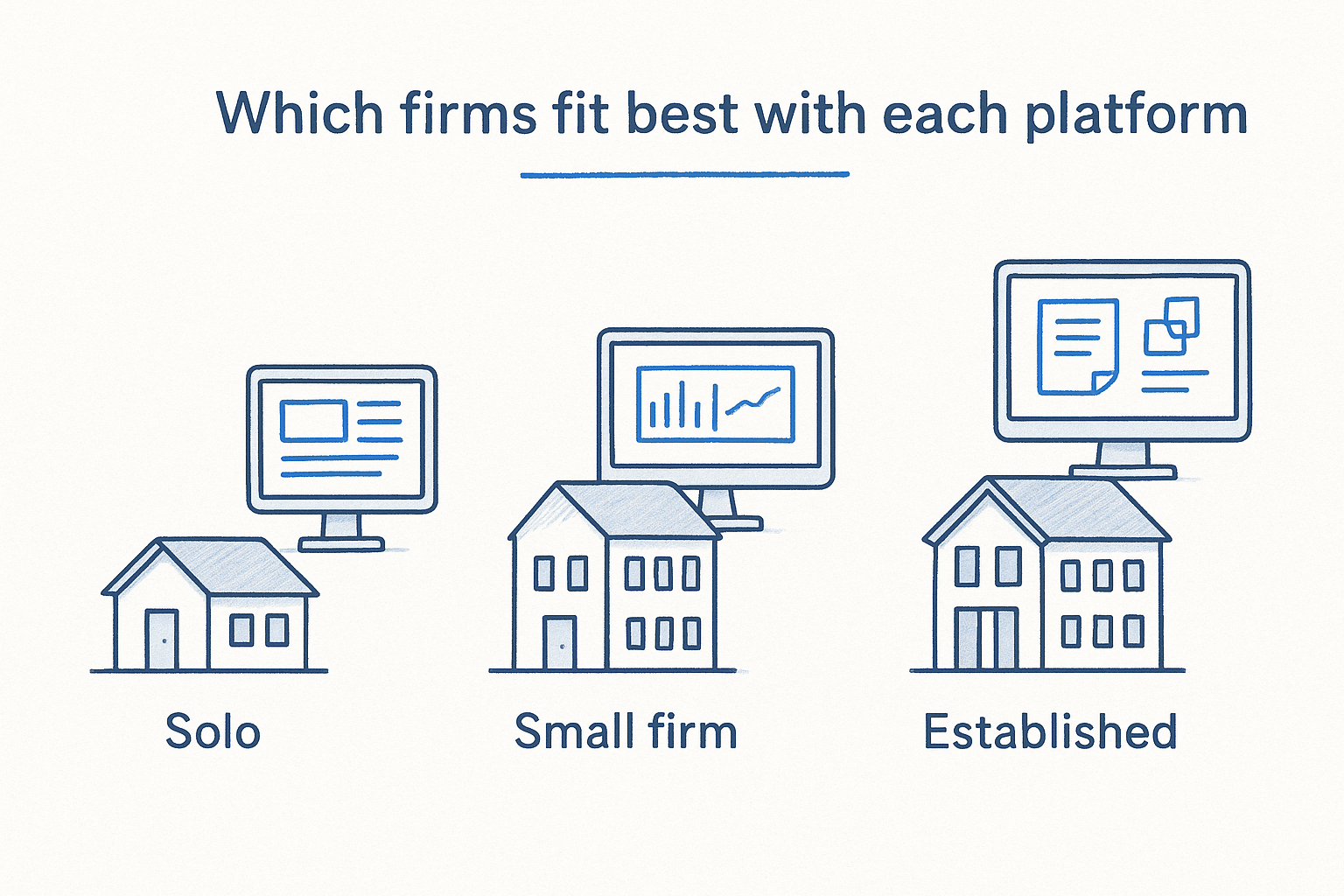Which firms fit best with each platform