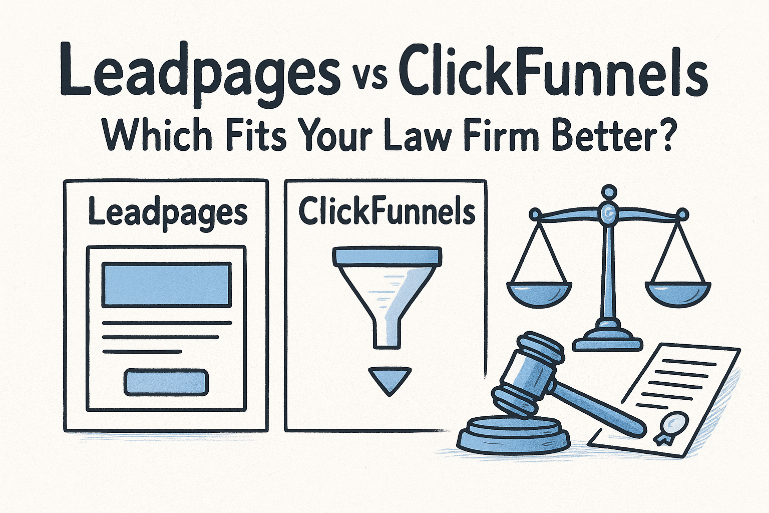 Leadpages vs ClickFunnels: Which Fits Your Law Firm Better? — featured image