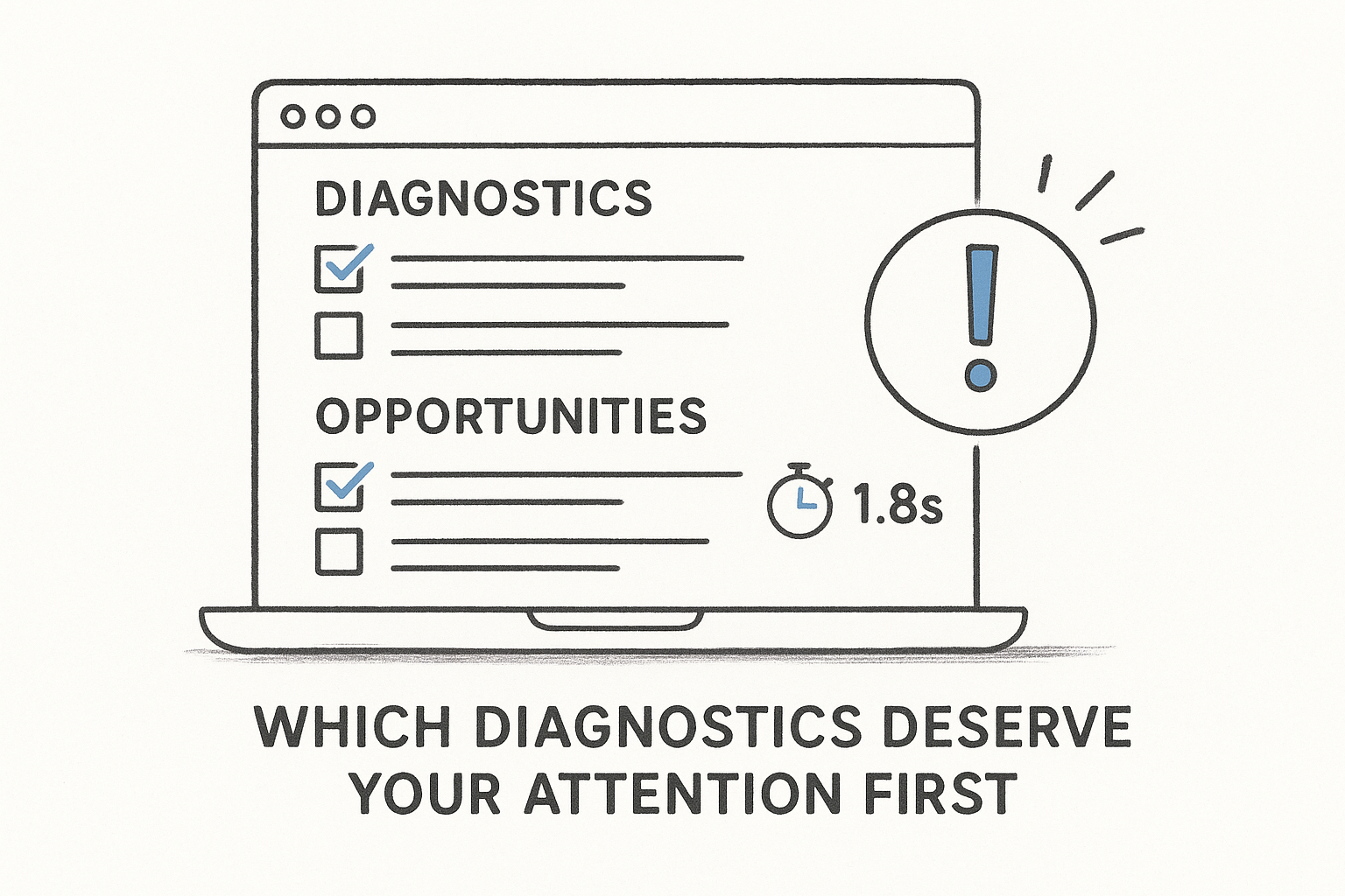 Which diagnostics deserve your attention first