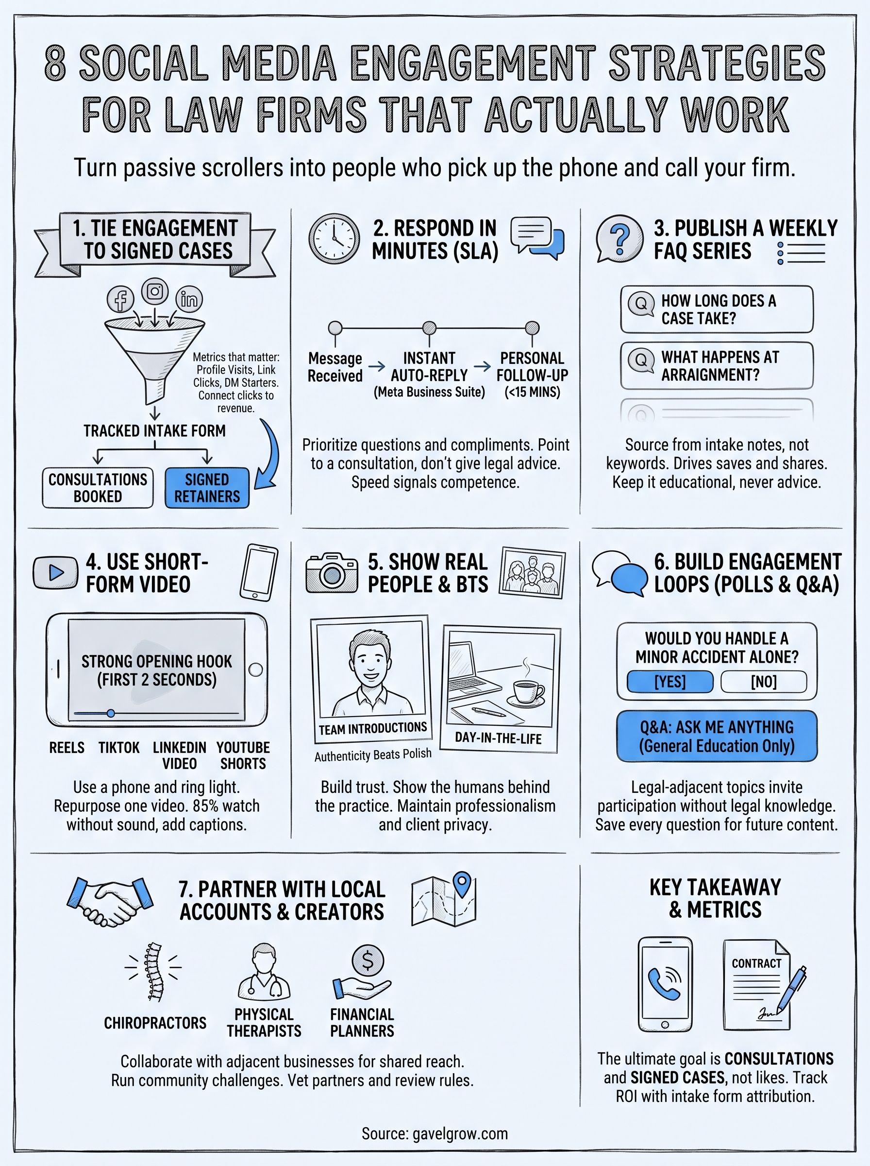 social media engagement strategies infographic
