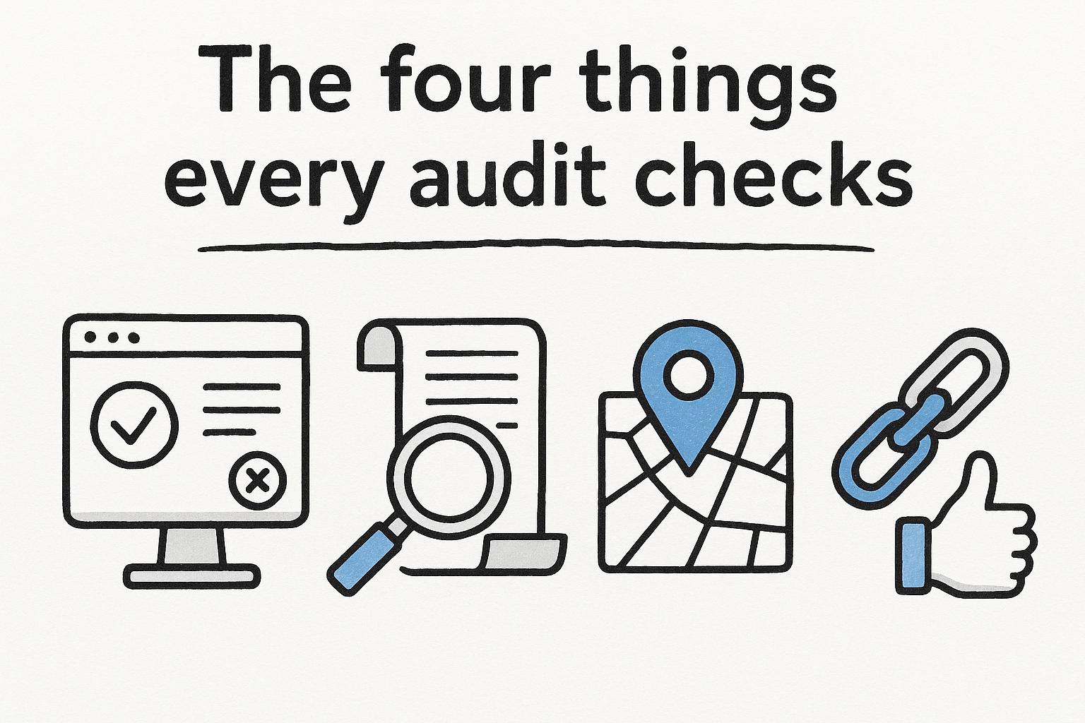 The four things every audit checks