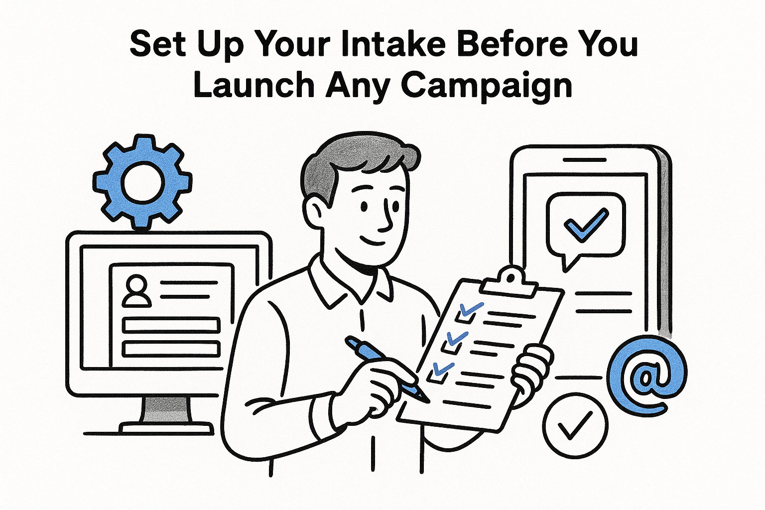 Set Up Your Intake Before You Launch Any Campaign