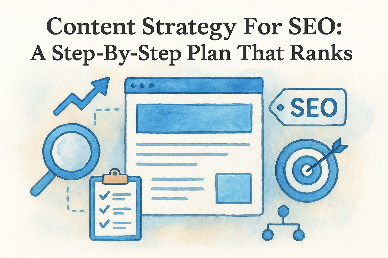 Content Strategy For SEO: A Step-By-Step Plan That Ranks — featured image