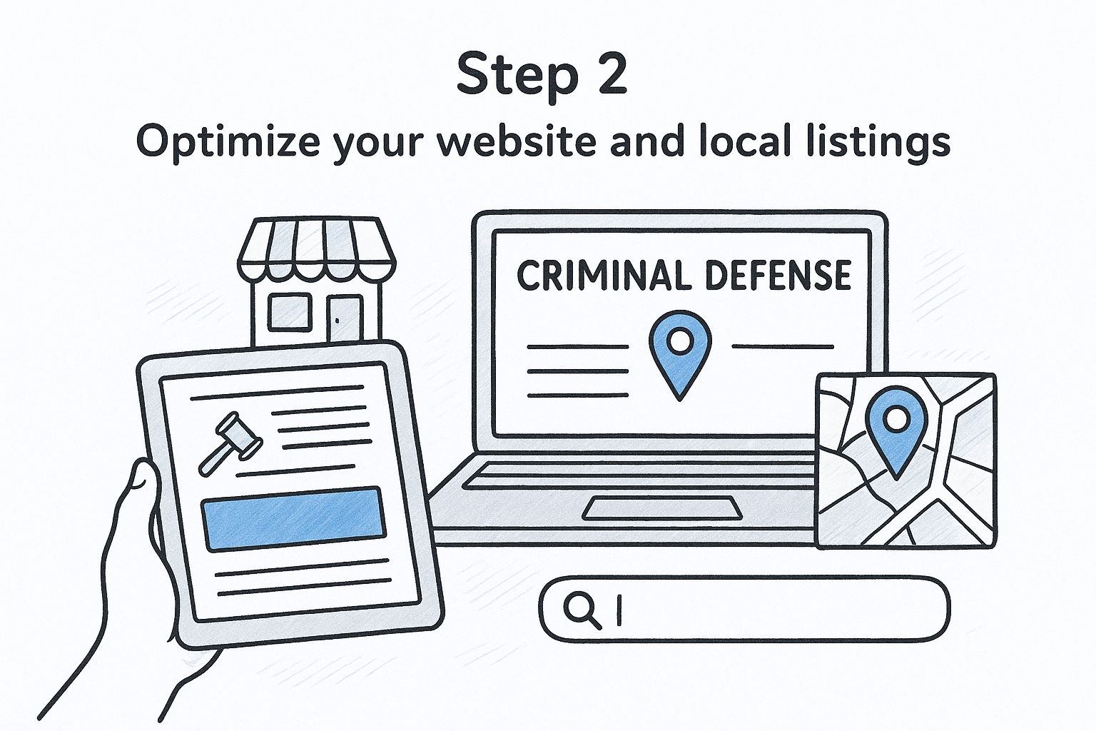 Step 2. Optimize your website and local listings
