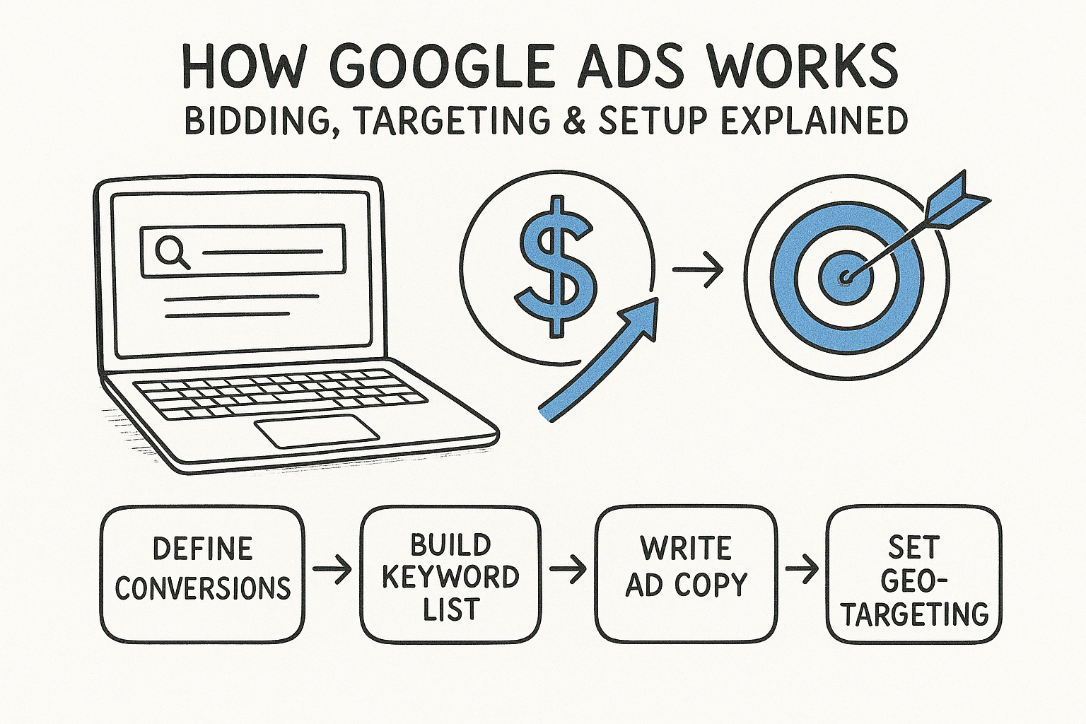 How Google Ads Works: Bidding, Targeting & Setup Explained — featured image