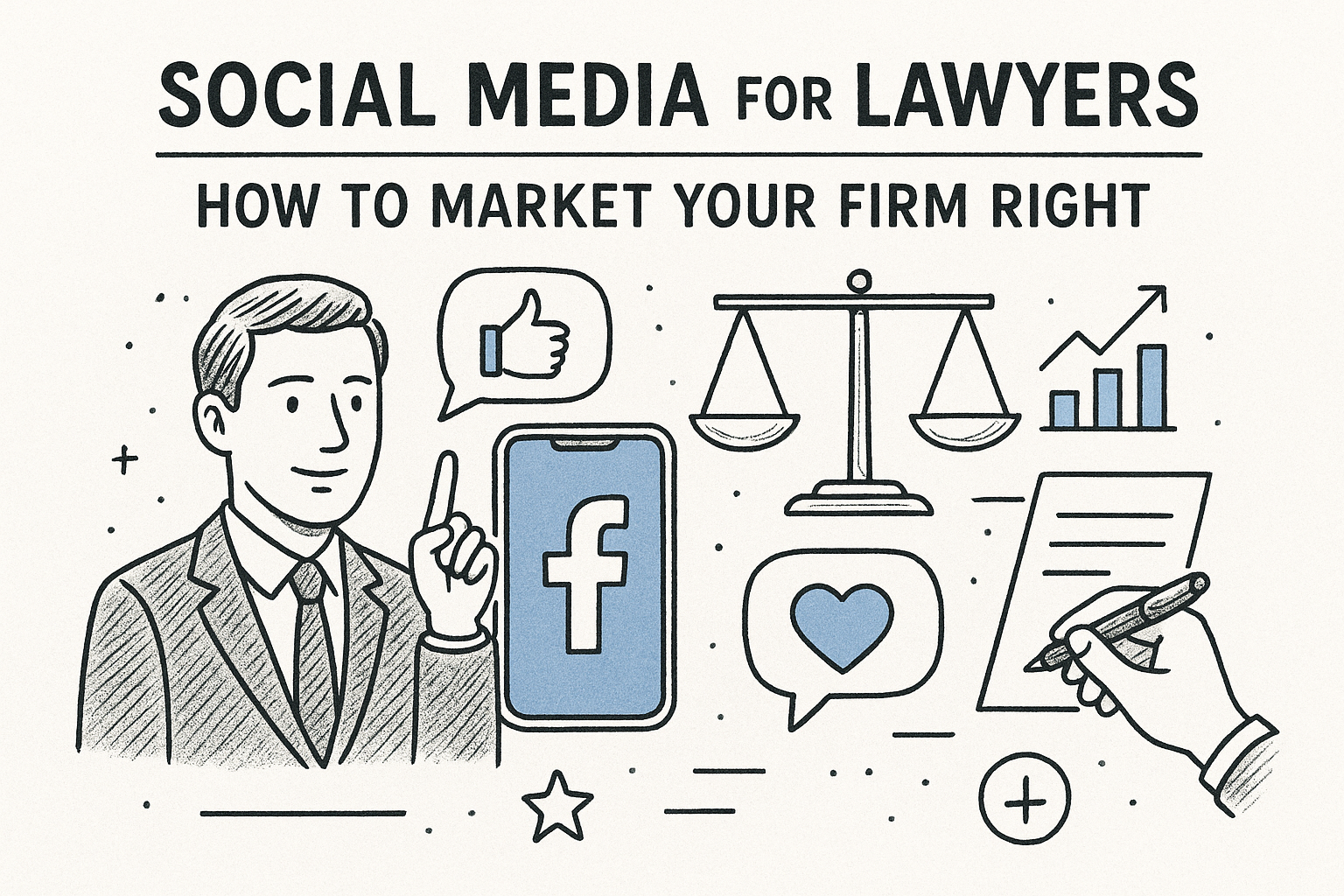 Social Media for Lawyers: How to Market Your Firm Right — featured image