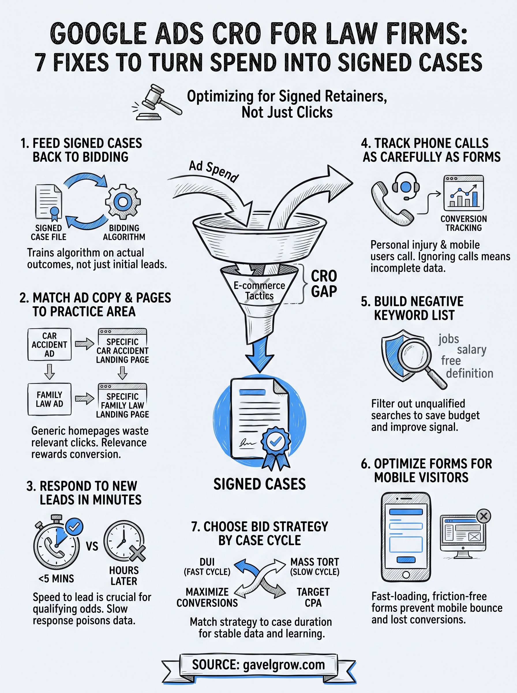 google ads conversion rate optimization infographic