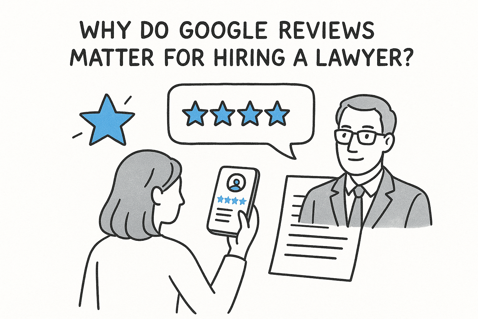 Why do Google reviews matter for hiring a lawyer?