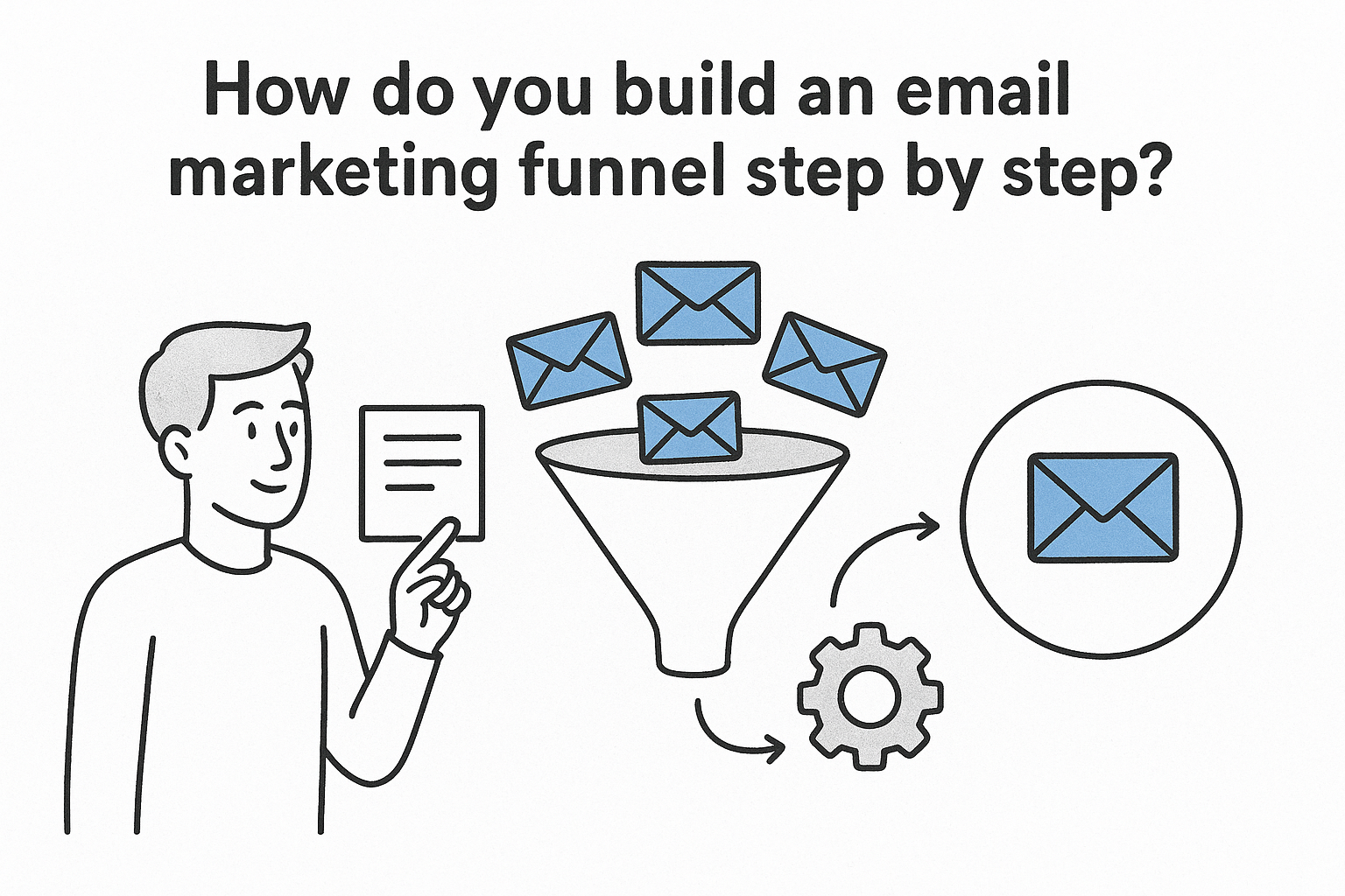 How do you build an email marketing funnel step by step?