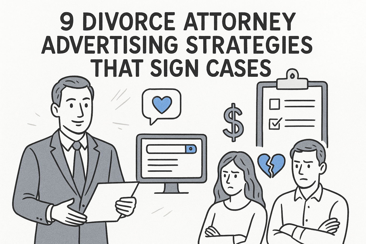 9 Divorce Attorney Advertising Strategies That Sign Cases — featured image