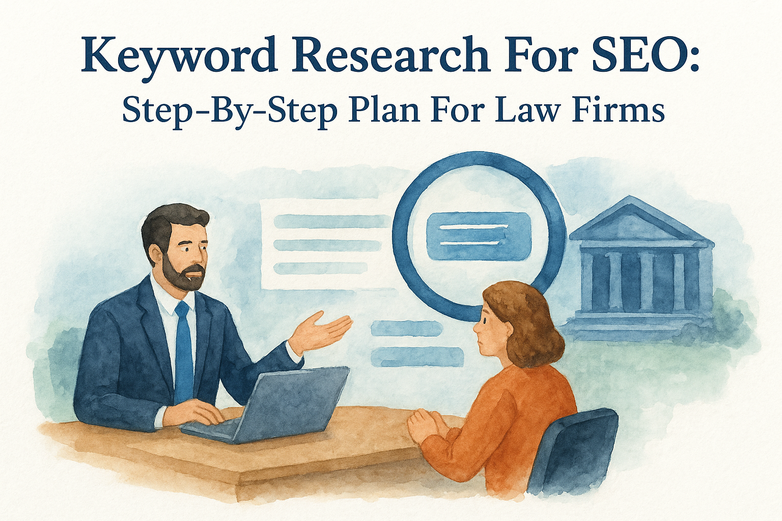 Keyword Research For SEO: Step-By-Step Plan For Law Firms — featured image
