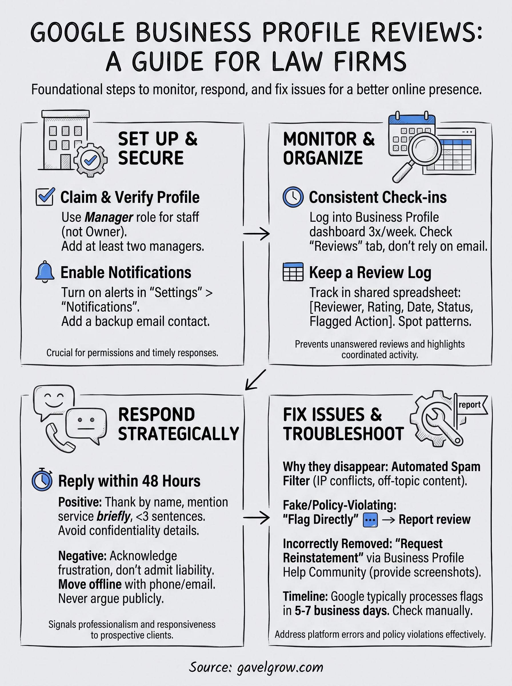 google business profile reviews infographic