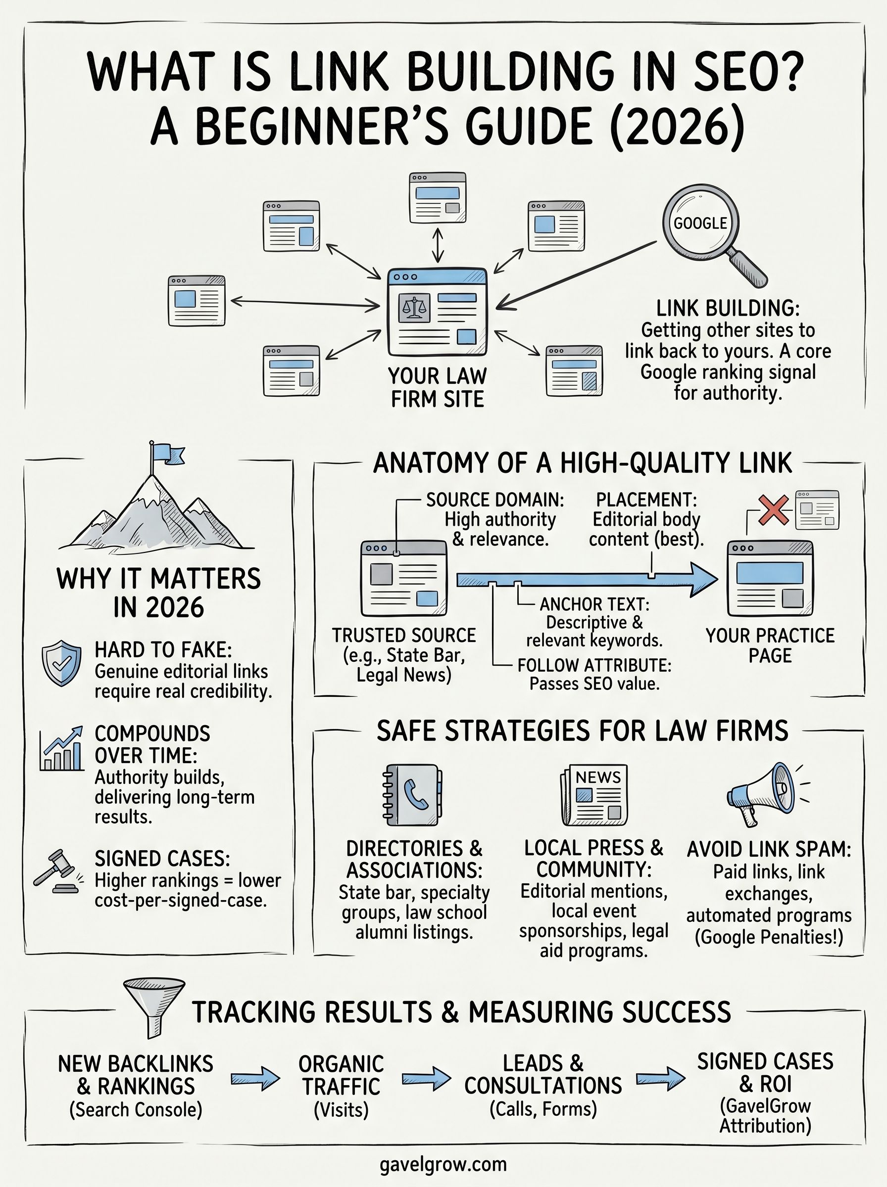 what is link building in seo infographic