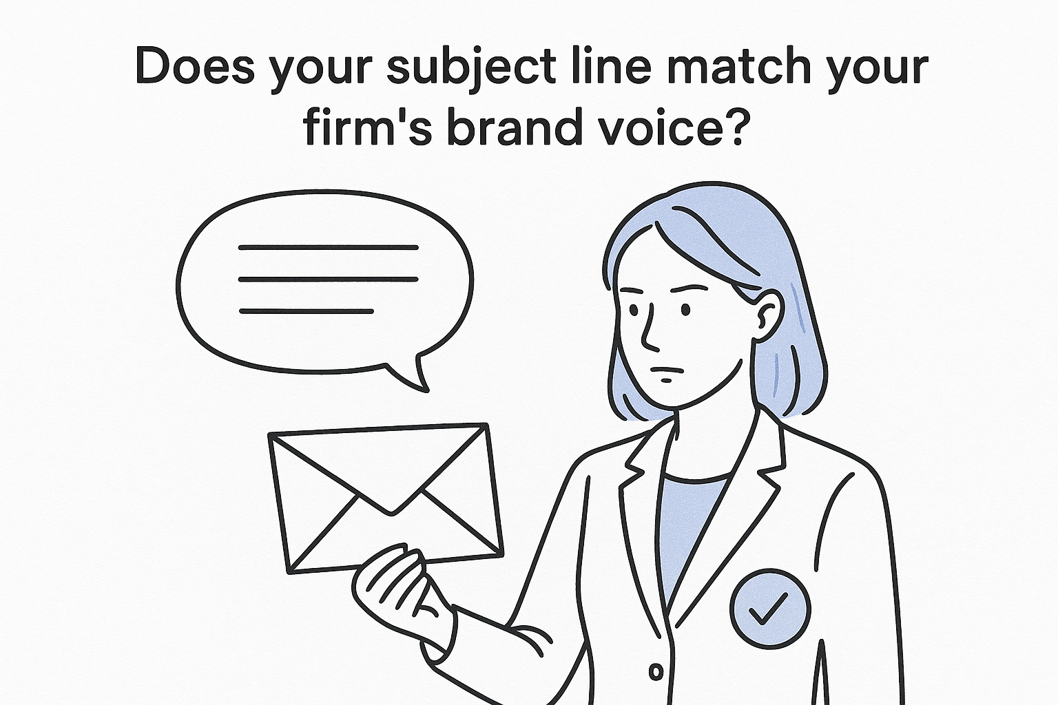 8. Does your subject line match your firm's brand voice?