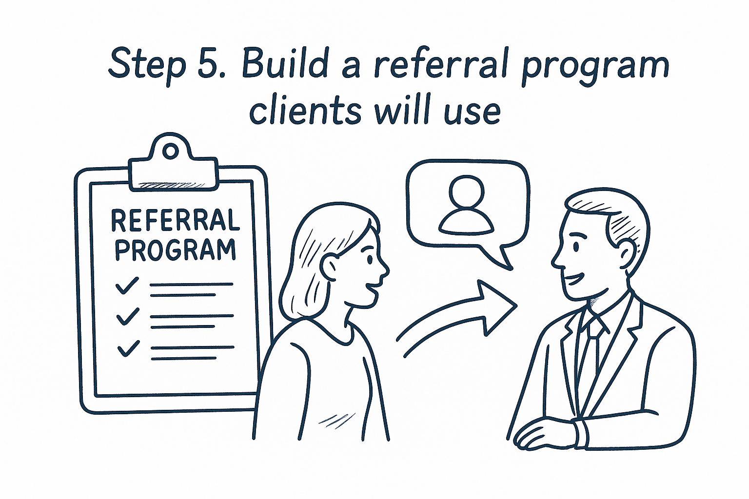 Step 5. Build a referral program clients will use