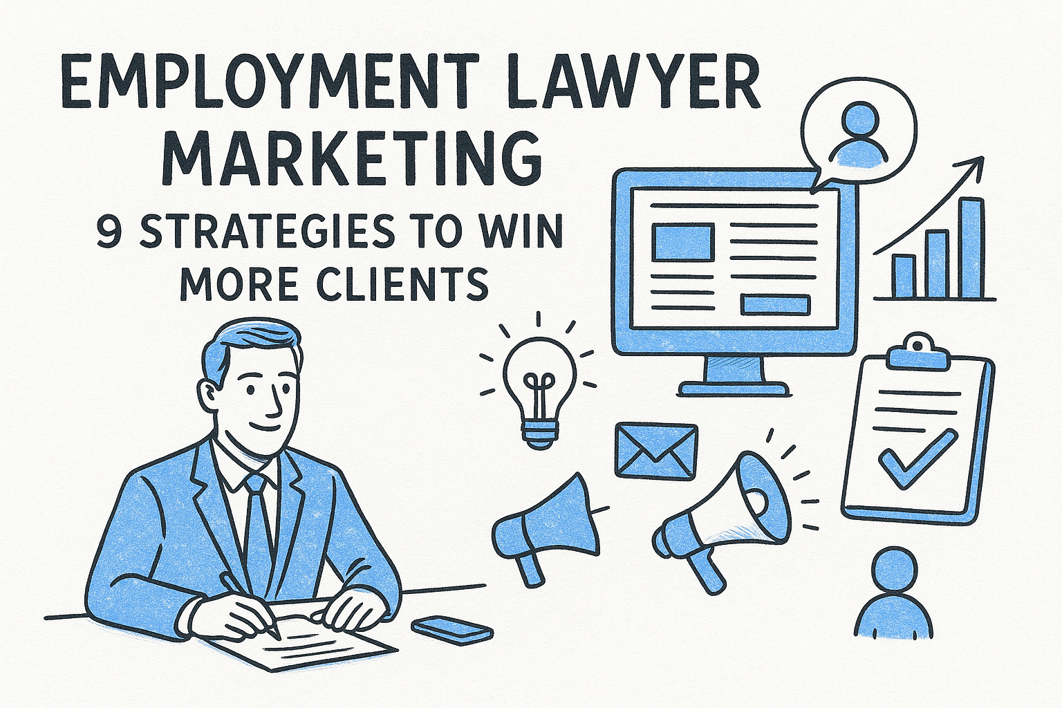 Employment Lawyer Marketing: 9 Strategies to Win More Clients — featured image