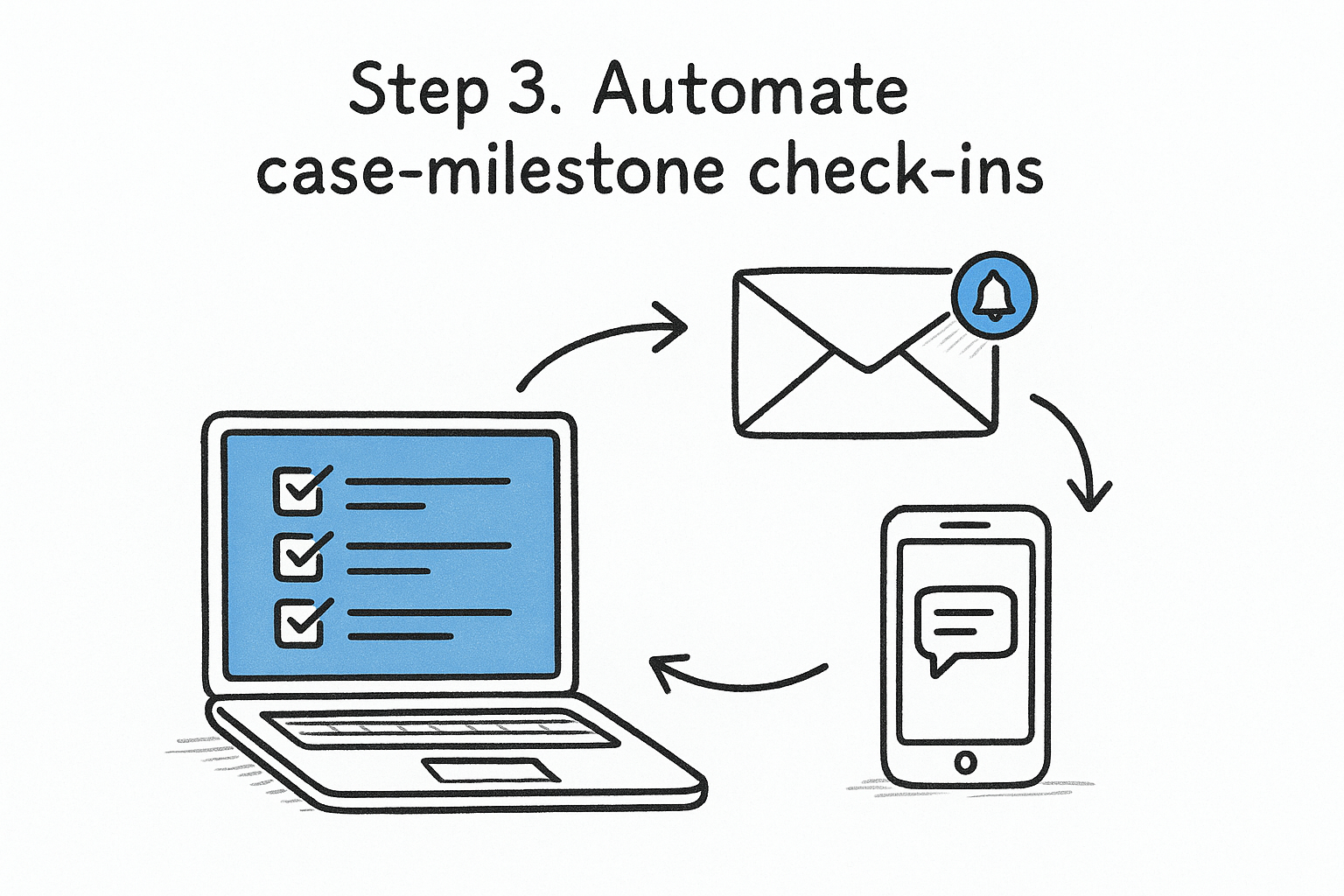 Step 3. Automate case-milestone check-ins