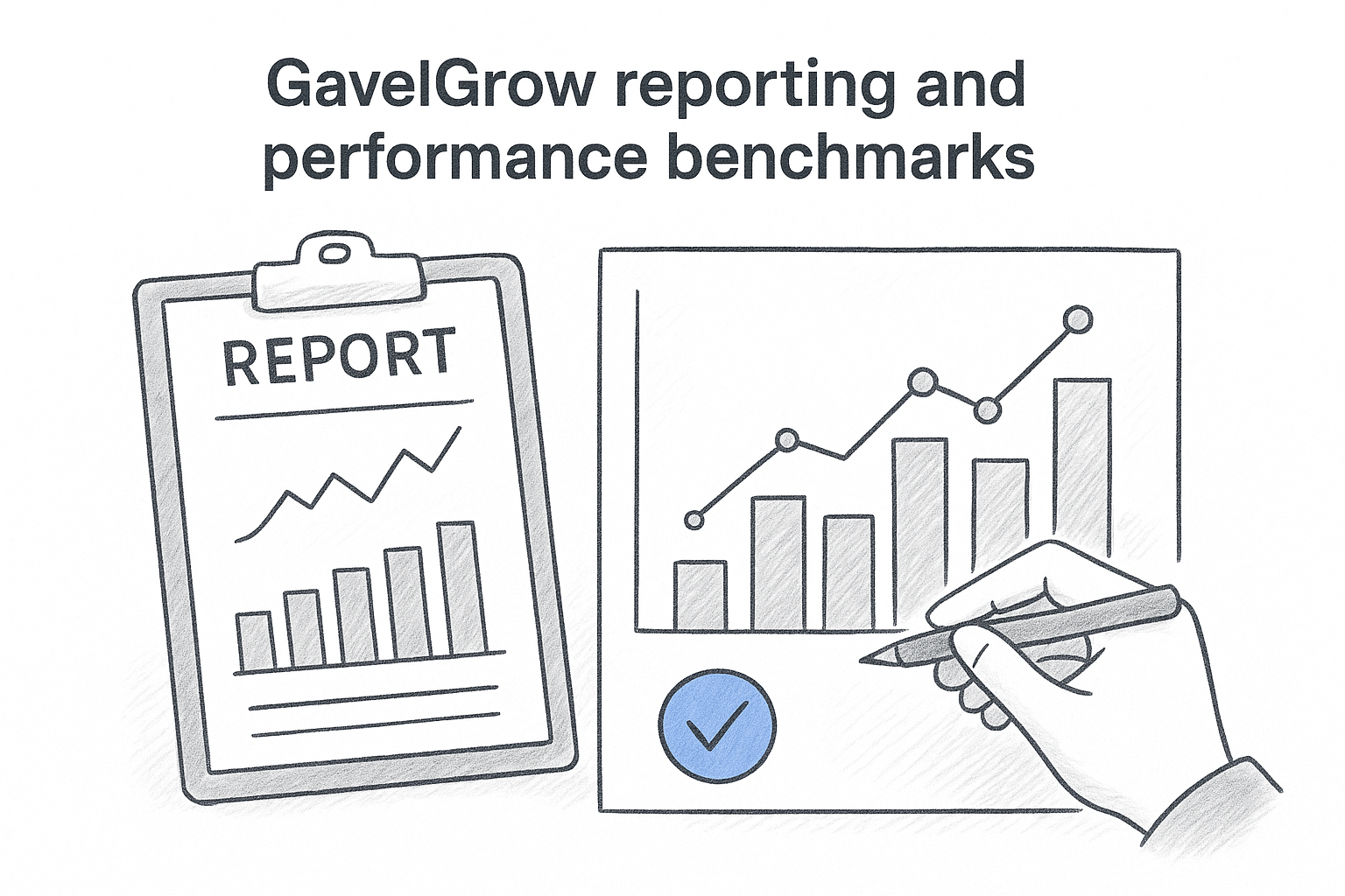 GavelGrow reporting and performance benchmarks
