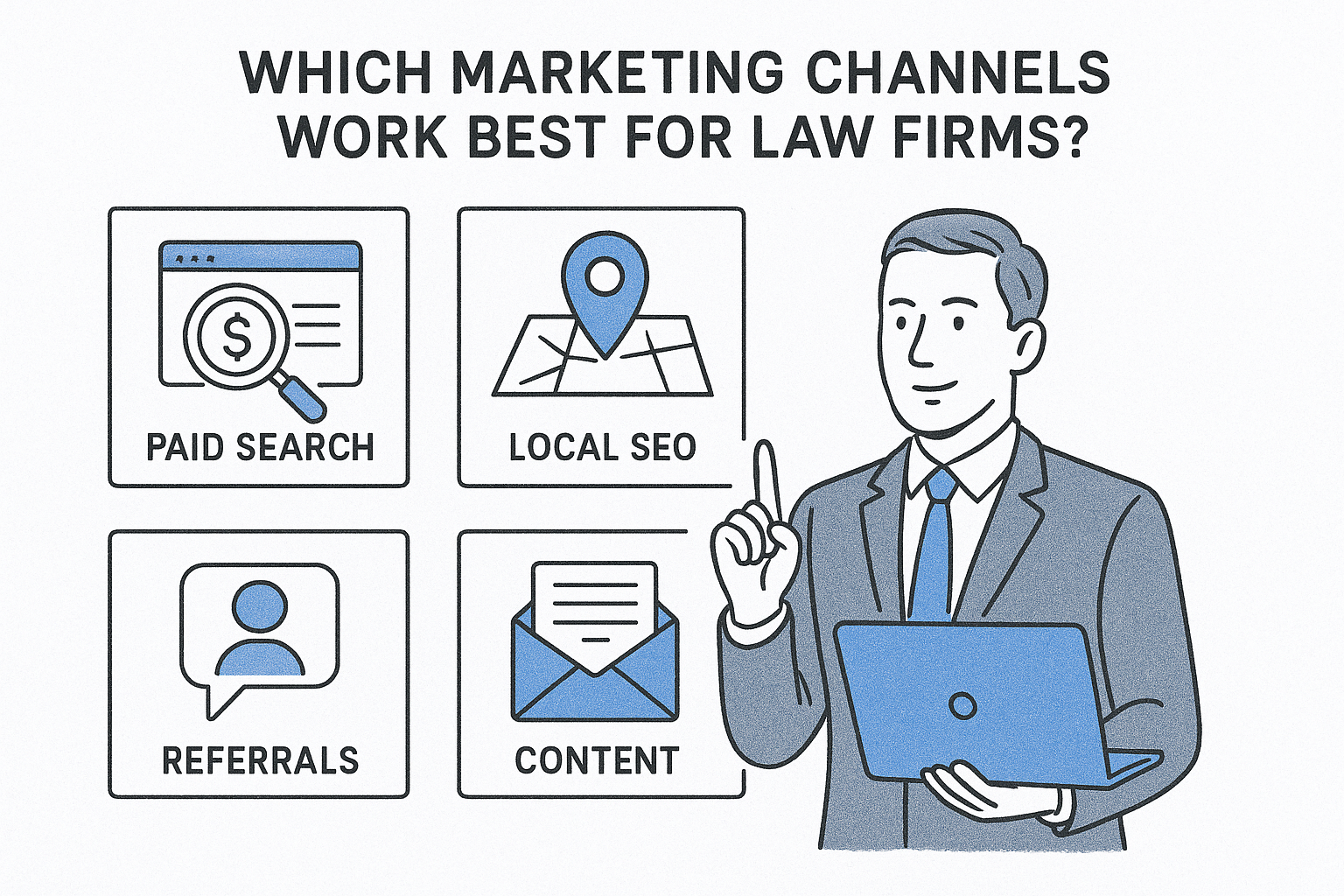 Which marketing channels work best for law firms?