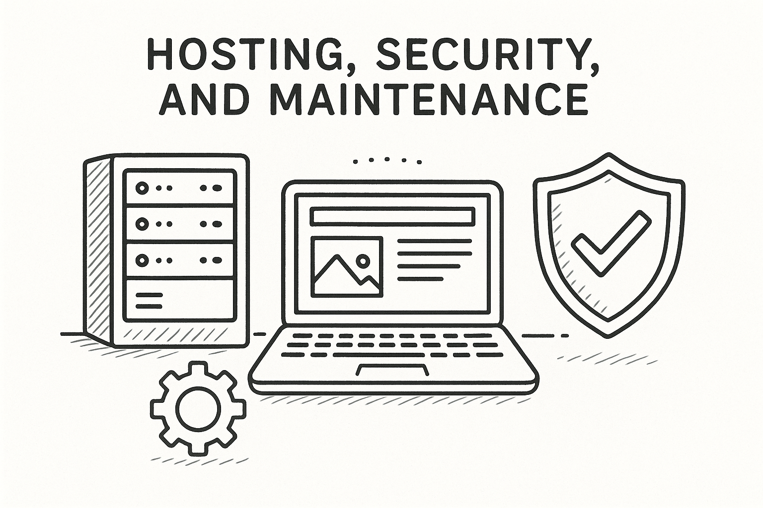 Hosting, security, and maintenance