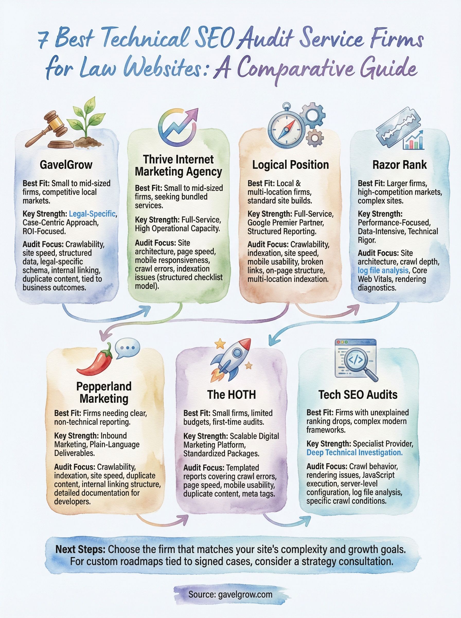 technical seo audit service infographic
