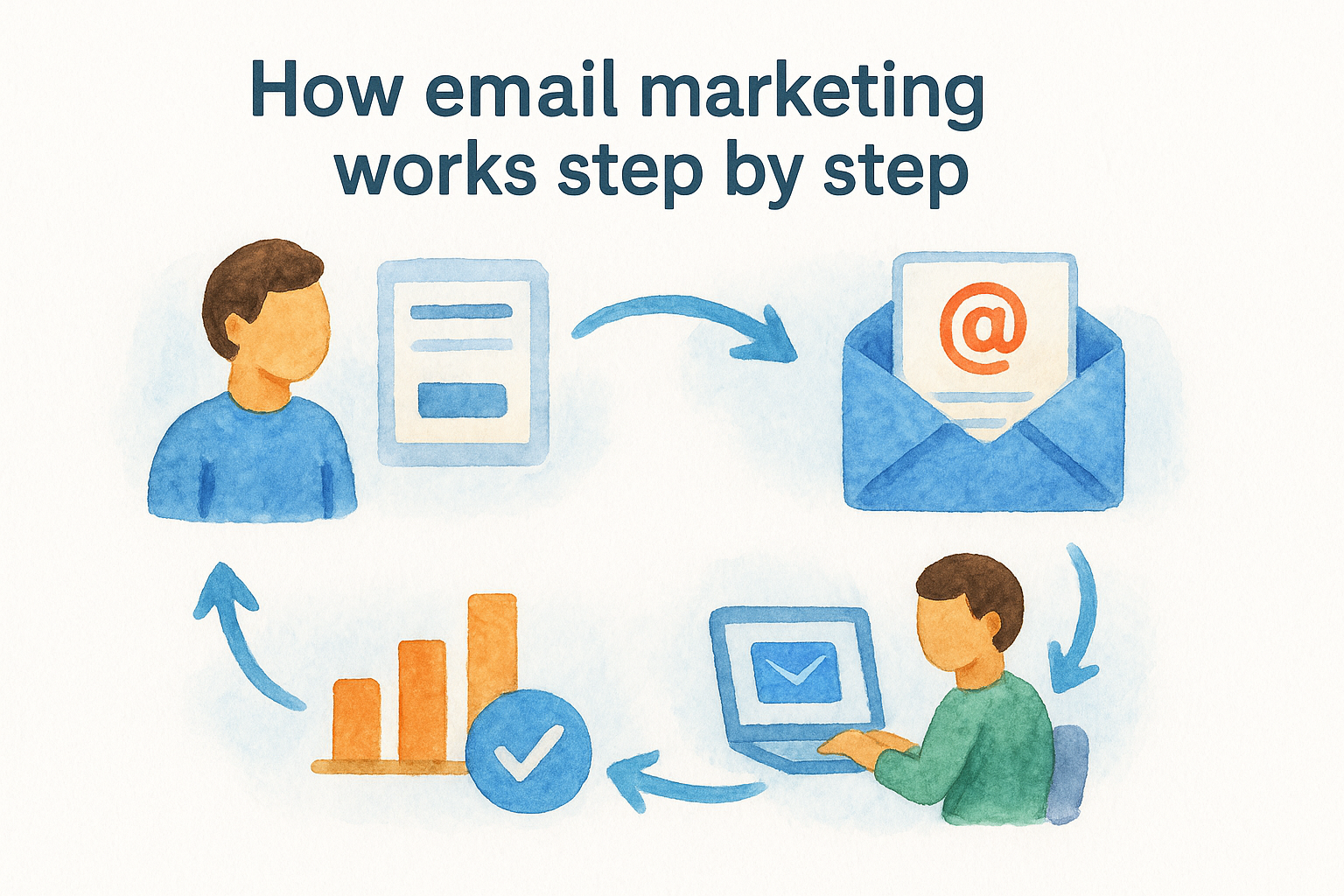 How email marketing works step by step