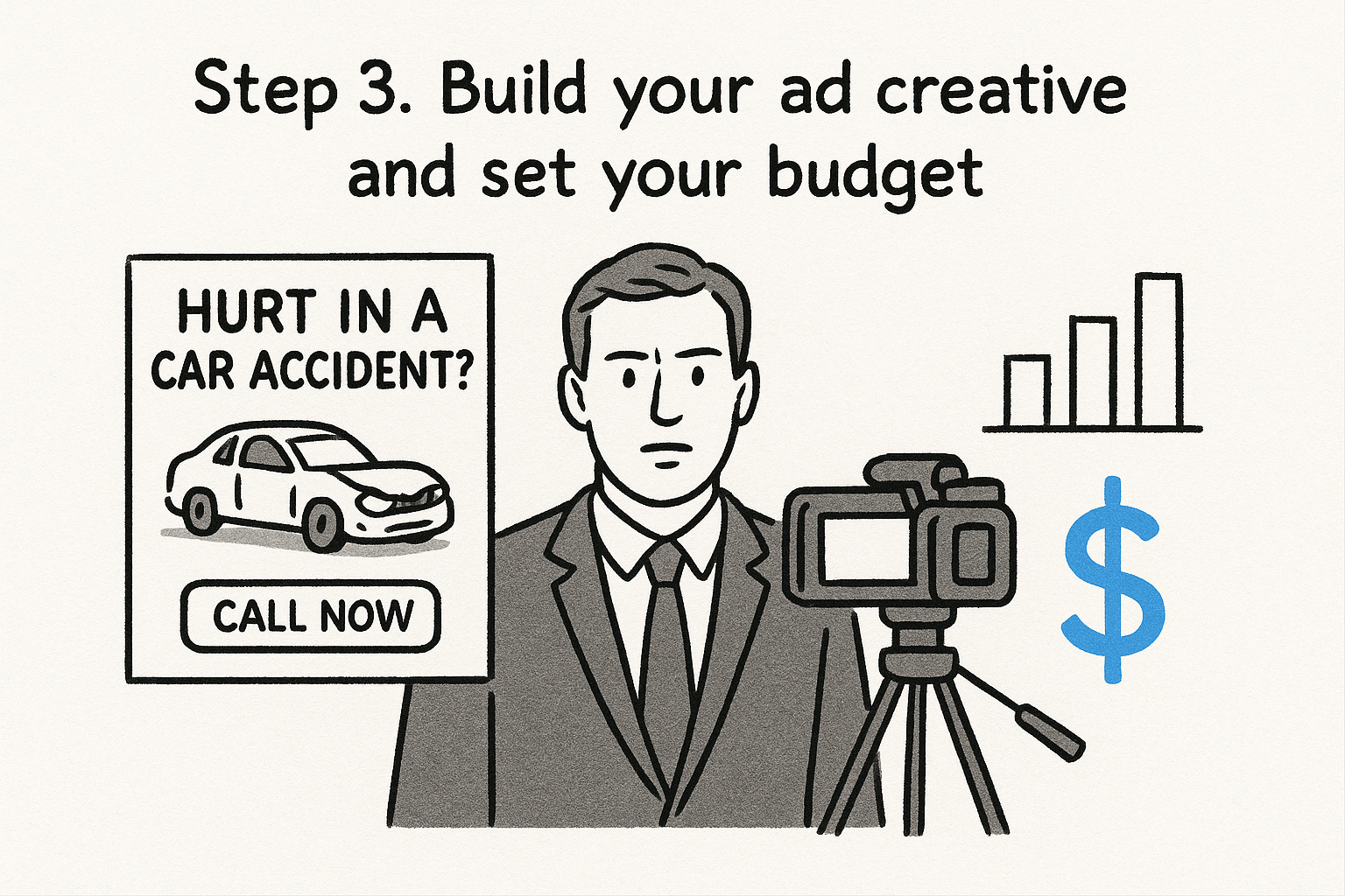 Step 3. Build your ad creative and set your budget