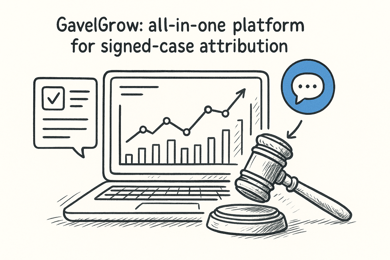 1. GavelGrow: all-in-one platform for signed-case attribution
